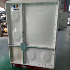 Prix usine 20m³ 30m³ Réservoir d'eau en fibre de verre de type combiné avec plaques SMC FRP GRP pour le Portugal - Product Image 5