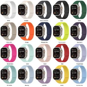 "Correa de bucle magnético Bandas de silicona para Apple Watch 40mm-49mm Serie 1-6 9-10 Ultra 2" - Product Image 2