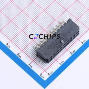 430451809 Wire-to-<b>Board</b> Pin Header SMD,P=3mm,Horizontal <b>Mount</b> Connector 2x9P 3mm Horizontal <b>Mount</b> Micro-Fit (MX 3.0) - Product Image 1