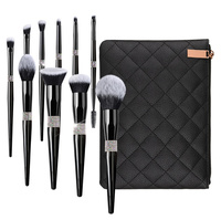 Set Kuas Makeup Profesional Berkualitas Tinggi Mewah, Kuas Makeup Sintetis Profesional Kustom