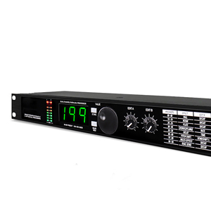 Profesyonel 4II dijital yankı çok etkili DSP ses işlemcisi 200 programları ekolayzer XLR girişler/vokal kullanımı için çıkışlar Metal - Product Image 3