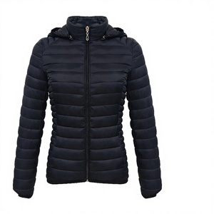 Chaqueta de Forro Polar para Mujer con Logotipo Personalizado, Capucha Desmontable, Manga Larga, Corte Ajustado, Otoño Invierno, Transpirable, Resistente al Viento, Color Liso, Cierre Completo - Product Image 3