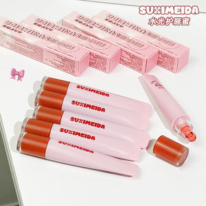 Label pribadi 6 warna Gloss pelembab Lip Glaze Lipstik berbasis Mineral desain baru MOQ rendah - Product Image 5