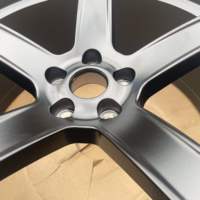 Jantes forgées 5 branches noir mat 20 pouces 9.5/11J 5x115 CB71.5 ET18 ET20, jantes en alliage de remplacement compatibles Dodge Chrysler Jeep 5507