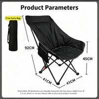 Fauteuil inclinable pliant rembourré à 3 positions, dossier haut, appui-tête, portable, pour camping et pêche, avec logo personnalisé, vente en gros