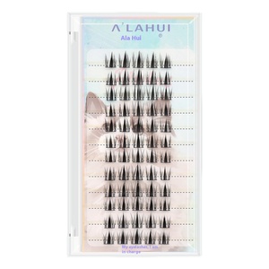 Pestañas Postizas Planas de Conejo, Hechas a Mano, PBT, 12 Filas, Densas, Estilo Natural con Pegamento, para Realzar la Belleza - Product Image 2