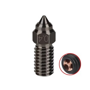 Cabezal de Impresión de Latón Elegoo Neptune 4 4 Pro, Boquilla de Acero Endurecido de Alto Flujo, Resistente al Desgaste, Accesorio para Impresora 3D - Product Image 2