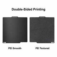 Pièces d'imprimante 3D en gros, plaque de construction PEI noire avec surface texturée lisse, feuille flexible pour tous types d'imprimantes 3D FDM