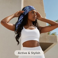 Foulard en polyester soyeux violet à imprimé feuille de bananier, bandeau, turban, bandana, foulard carré décoratif en satin, style streetwear et sport