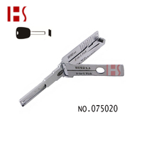 Fournitures de serrurier Original Lishi Pick Cylindre de serrure de voiture Décodeur Turbo Lishi Lock Pick Tool HU92 075020