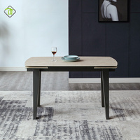 Table et chaises de salle à manger de luxe modernes pour la maison, vente en gros d'usine, table de salle à manger en ardoise 8 places, table de salle à manger en ardoise