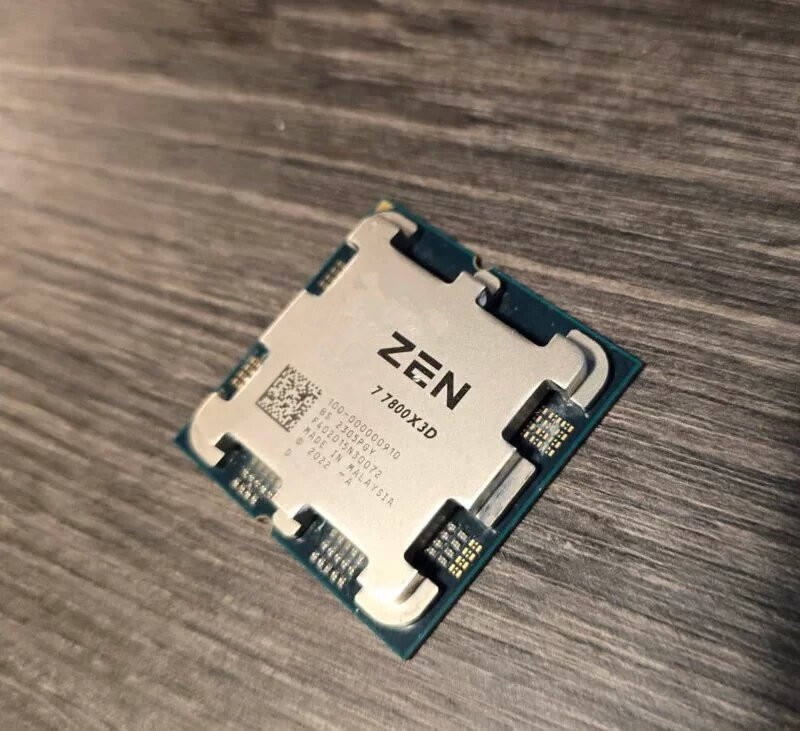 Amd Ryzen 7 7800x 3d Cpu Am5 8-core Gaming Processor