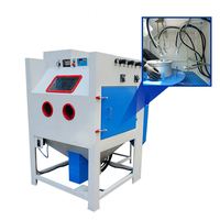 Machine de sablage automatique, plateau tournant, équipement de sablage