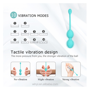 Juguete sexual de silicona líquida para mujer, recargable Ipx7, impermeable, vibrador, <span class=keywords><strong>Kegel</strong></span>, dispositivo de ejercicio - Product Image 2