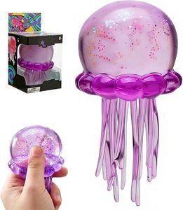Juguetes de medusas Nee Doh para apretar, con bolas de azúcar de malta que son súper sólidas, ultra blandas y moldeables de subida lenta. - Product Image 3