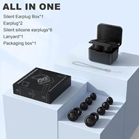 Bouchons d'oreille lavables à réduction de bruit 40dB avec réduction de bruit immersive réglable en volume Protection des oreilles à pression zéro EBud