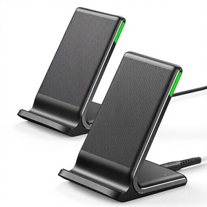 <span class=keywords><strong>INIU</strong></span> Paquete de 2 Cargadores Inalámbricos Rápidos de 15W - Certificados, con Luz Adaptativa, Ideales para Dormir, para Teléfonos Celulares, Auriculares, iPhone 12/11 - Product Image 3