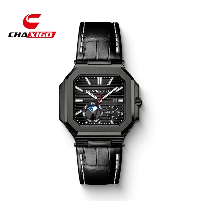 CHAXIGO CA-079-4 Hot Selling Brand Waterproof Quartz Watch Fashion Trend Multifunctional Dial Calendar Colorful Men's Wristwatch