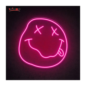 Insegna al Neon LED Personalizzata con Design Gratuito, Insegna al Neon con Nome Personalizzato, Insegna al Neon con Faccina Sorridente per Dropshipping - Product Image 5