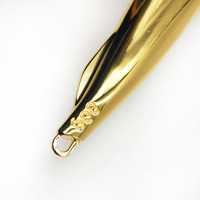 Gabarit en métal au plomb alpha 10g 15g 20g 30g 40g 60g 80g Placage électrolytique Placage au chrome Placage de plomb leurre en métal coulé