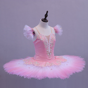 T0167 <span class=keywords><strong>Tutu</strong></span> de ballerine en satin dégradé <span class=keywords><strong>rose</strong></span> pêche, fabrication en usine, <span class=keywords><strong>pas</strong></span> <span class=keywords><strong>cher</strong></span>, plateau - Product Image 2