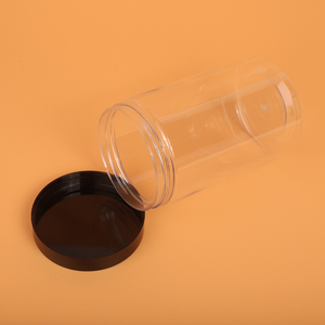Nhựa dễ dàng mở có thể 420ml rõ ràng kéo vòng với nắp nhựa Jar cho trái cây sấy khô/đậu phộng rõ ràng Pet Jar/thực phẩm có thể - Product Image 3