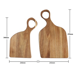 Petite <span class=keywords><strong>planche</strong></span> à découper pour aliments de cuisine <span class=keywords><strong>Planche</strong></span> à fruits et légumes en bois d'acacia avec canard mandarin Art pour usage domestique des enfants - Product Image 5