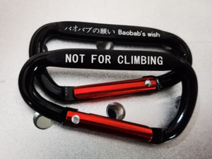 Vente en gros de porte-clés en <span class=keywords><strong>aluminium</strong></span> de 50 mm en forme de D, gravure OEM, logo personnalisé, mousquetons en métal, finition unie - Product Image 3