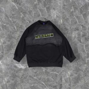 Sudaderas con Estampado Personalizadas OEM, Estilo Urbano, Algodón Grueso, Vintage, Desgastadas, Cuello Redondo, Talla Grande - Product Image 4