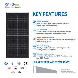 Système d'Énergie <span class=keywords><strong>Solaire</strong></span> Hybride Growatt 15kW 20kW 25kW 30kW 35kW 40kW 50kW On-Grid et Off-Grid, Associé à une Batterie LFP de Grade A - Product Image 2