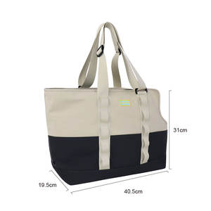 Bolsa de Transporte para Mascotas de Lona Personalizada, Transpirable, de Verano, Tipo Tote y Bandolera para Perros Pequeños y Gatos, Marca Privada OEM, Bolsa de Viaje - Product Image 3