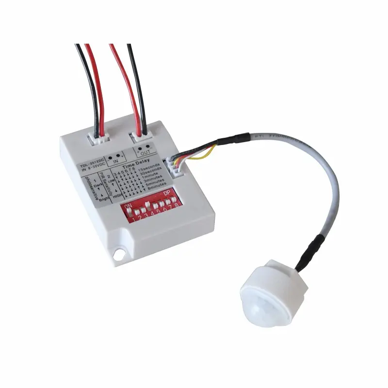 TDL-2012-AJ sensor de movimiento de interruptor de luz de 220v mini interior 360 grado montado en el techo mini 220v detector de movimiento pir sensor