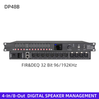 Processeur de son DSP DP48B Pro 96/192kHz avec crossover FIR/IIR, AES/EBU, WiFi, RS485 pour la gestion des enceintes PA Line Array