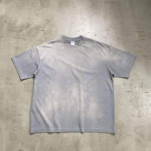 T-shirt ample et épais 100 % coton, style vintage délavé, streetwear, pour motif mosaïque aérographe - Product Image 2