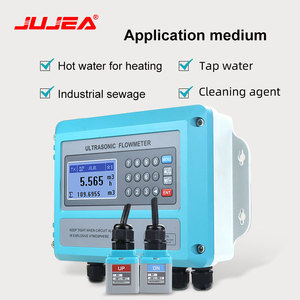 Jujea Custom Hart Vloeibare Waterstroom <span class=keywords><strong>Meter</strong></span> Draagbare Ultrasone 4-20ma Rs485 Voeding 85-265vac/24vdc Plastic Materiaal Voor Olie - Product Image 3