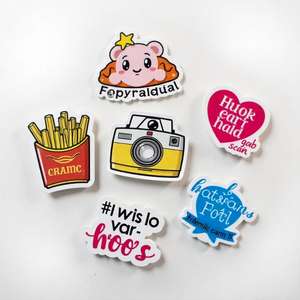 สติกเกอร์ไวนิลกันน้ำแบบไดคัทสติกเกอร์ป้ายสติกเกอร์พีวีซีพิมพ์ลายได้ตามต้องการ - Product Image 4