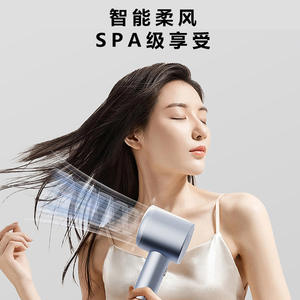 Secador de pelo Komei Km-M02, gris pizarra, motor de corriente continua, alta velocidad, iones negativos, potencia de viento ajustable, 23,9x10,6 cm - Product Image 2