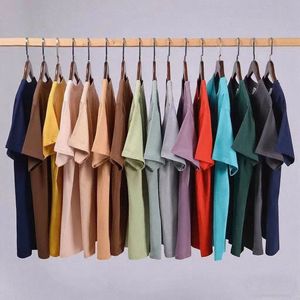 เสื้อยืดผู้หญิงผ้าคอตตอน100% เรียบสำหรับผู้ชายเสื้อยืดไซส์ใหญ่พิเศษผลิตตามสั่งฤดูร้อน - Product Image 1