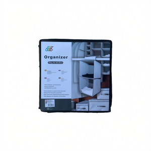 Organizador de Almacenamiento de Tela No Tejida de Doble Capa Mnj, 30x30x50CM, Capacidad de 20-35L, Caja de Ropa Portátil para Armario y Uso Doméstico - Product Image 3