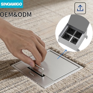 SINOAMIGO Caja de Conexiones Empotrada Personalizada para Alfombra de Pared a Pared/Suelo de Madera Maciza o Suelo Laminado/Suelo de Mármol - Product Image 1