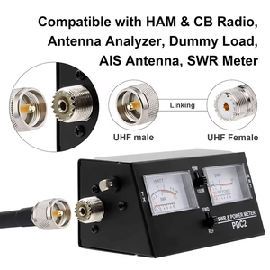 CB Coaxial Cable PL259 Male 50ohm for AIS VHF Marine Antenna CB Radio/Analyzer/<b>Dummy</b> Load/SWR Meter - Product Image 3