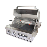 Grill à gaz professionnel d'extérieur w, 4 brûleurs, cuisine extérieure