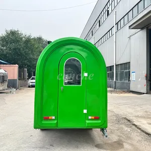 Camión de Comida Móvil Redondo Personalizado Canche, Remolque Tipo Camper para Negocios, Kiosco de Comida para Hamburguesas y Pizza - Product Image 6