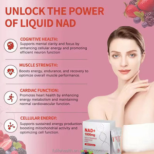 Premium NAD+ Flüssigkeit 1000mg mit Nicotinamid-Ribosid - Pflanzliches NAD+ Nahrungsergänzungsmittel zur Steigerung der Zellenergie und der Mitochondriengesundheit - Product Image 6