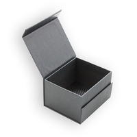 Boîte magnétique personnalisée et boîte cadeau noire pour ensemble de soins de la peau et emballage de luxe, emballage en papier sur mesure