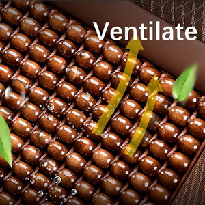 Xiangta ที่คลุมที่นั่งลูกปัดไม้ขนาดเล็กธรรมชาติเ<span class=keywords><strong>บา</strong></span>ะนวดเย็นสำหรับ<span class=keywords><strong>รถ</strong></span>บรรทุก<span class=keywords><strong>รถ</strong></span>ยนต์ - Product Image 4