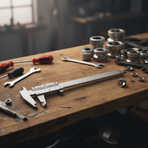 Calibrador Fervi Satin de 150 mm, Herramienta de Medición de Precisión de Acero Inoxidable - Product Image 3