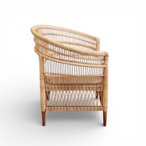 Eco Friendly Handwoven Rattan Lounge <b>Chair</b> Handmade <b>Wicker</b> Furniture <b>Indoor</b> Outdoor Patio Relax <b>Chair</b> Supplier - Product Image 5