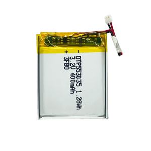 Cellule de poche rechargeable personnalisée 3.7V 400mAh <span class=keywords><strong>Li</strong></span> <span class=keywords><strong>Ion</strong></span> polymère batterie pour jouets 502535 Lipo batterie 3.7v 400mah - Product Image 1