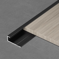 Bande de finition murale en aluminium personnalisable pour carrelage céramique et sols – Idéale pour la décoration de murs de fond